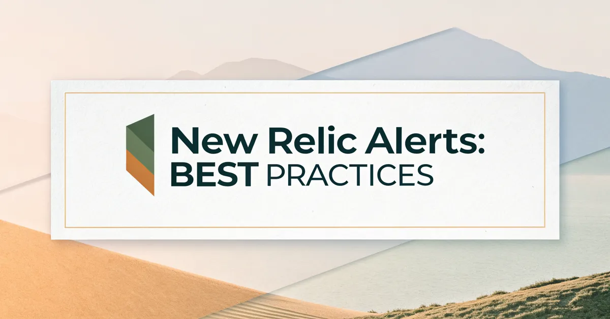 New Relic Alerts: Best Practices