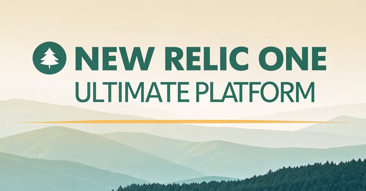 New Relic One: Ultimate Platform