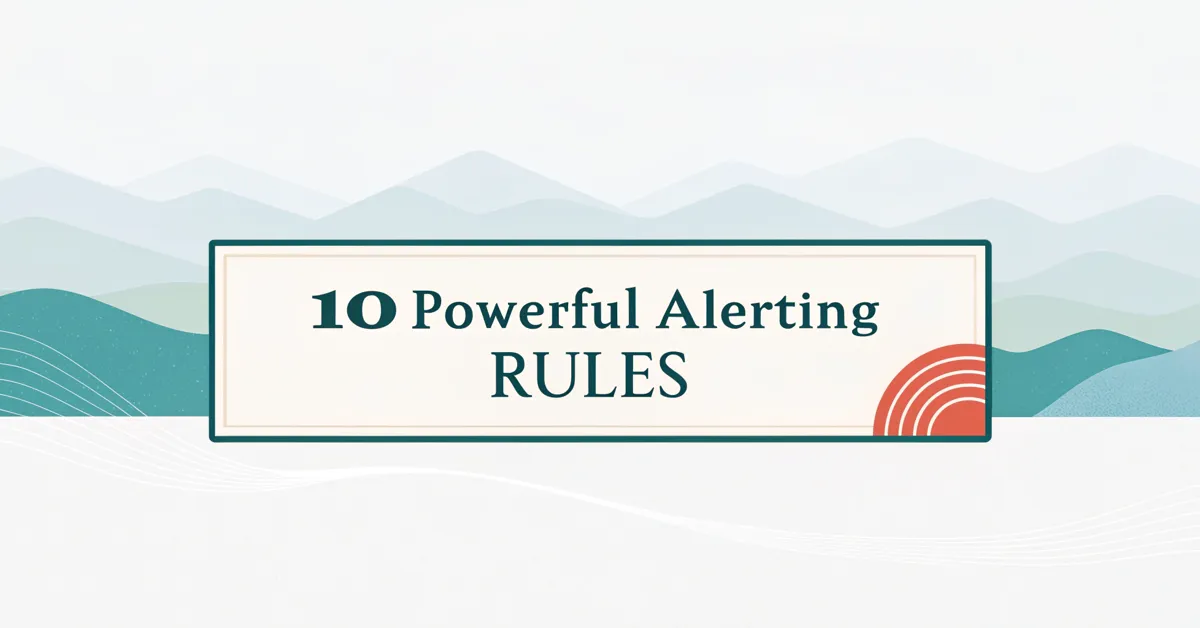 10 Powerful Alerting Rules
