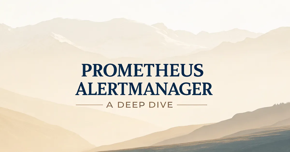 Prometheus Alertmanager: A Deep Dive